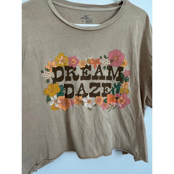 O'Neill Dream Daze Oversized Cropped Graphic Tee- Large - Picture 4 of 8